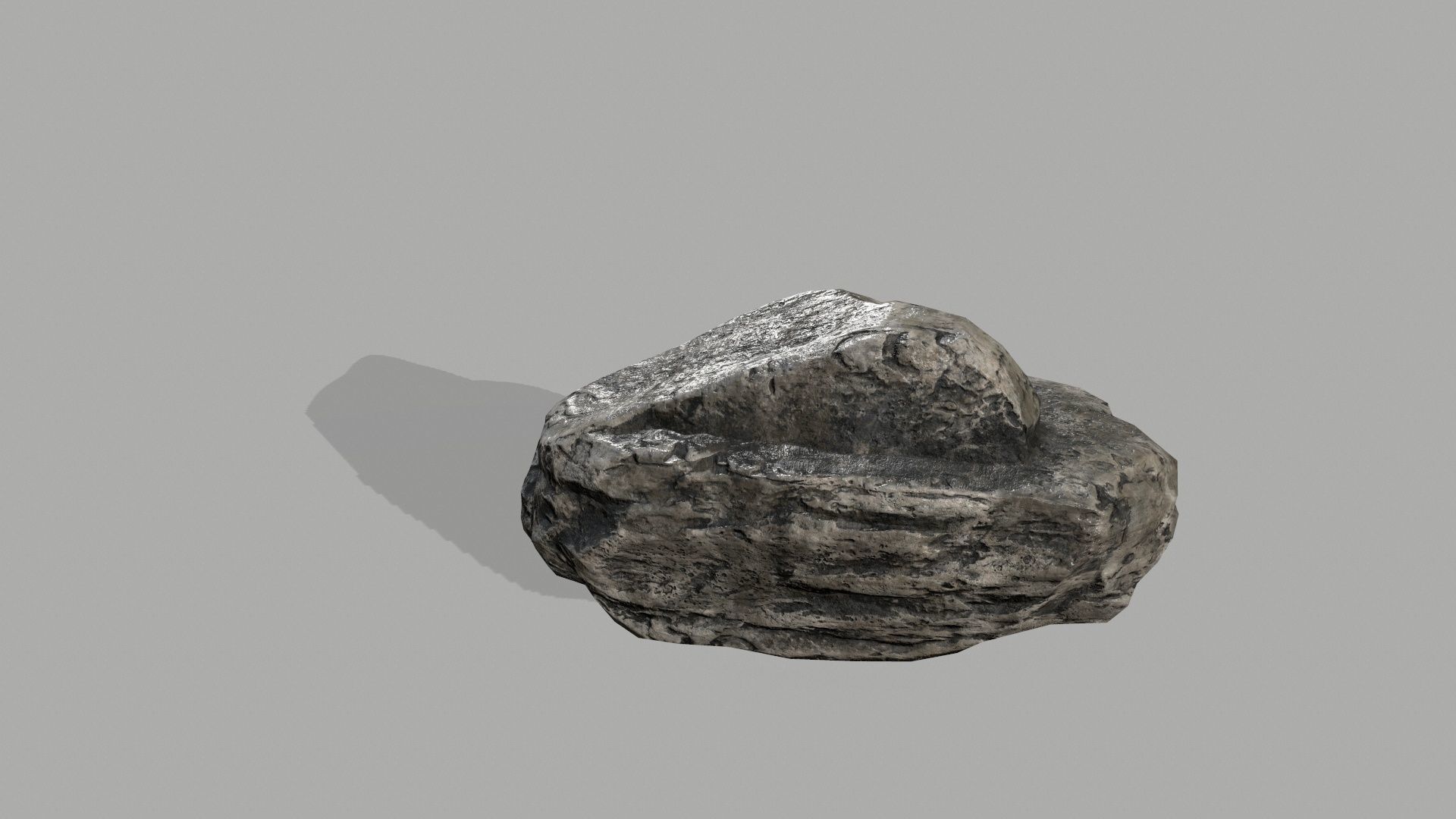 Rock set Low-poly 3D model_14