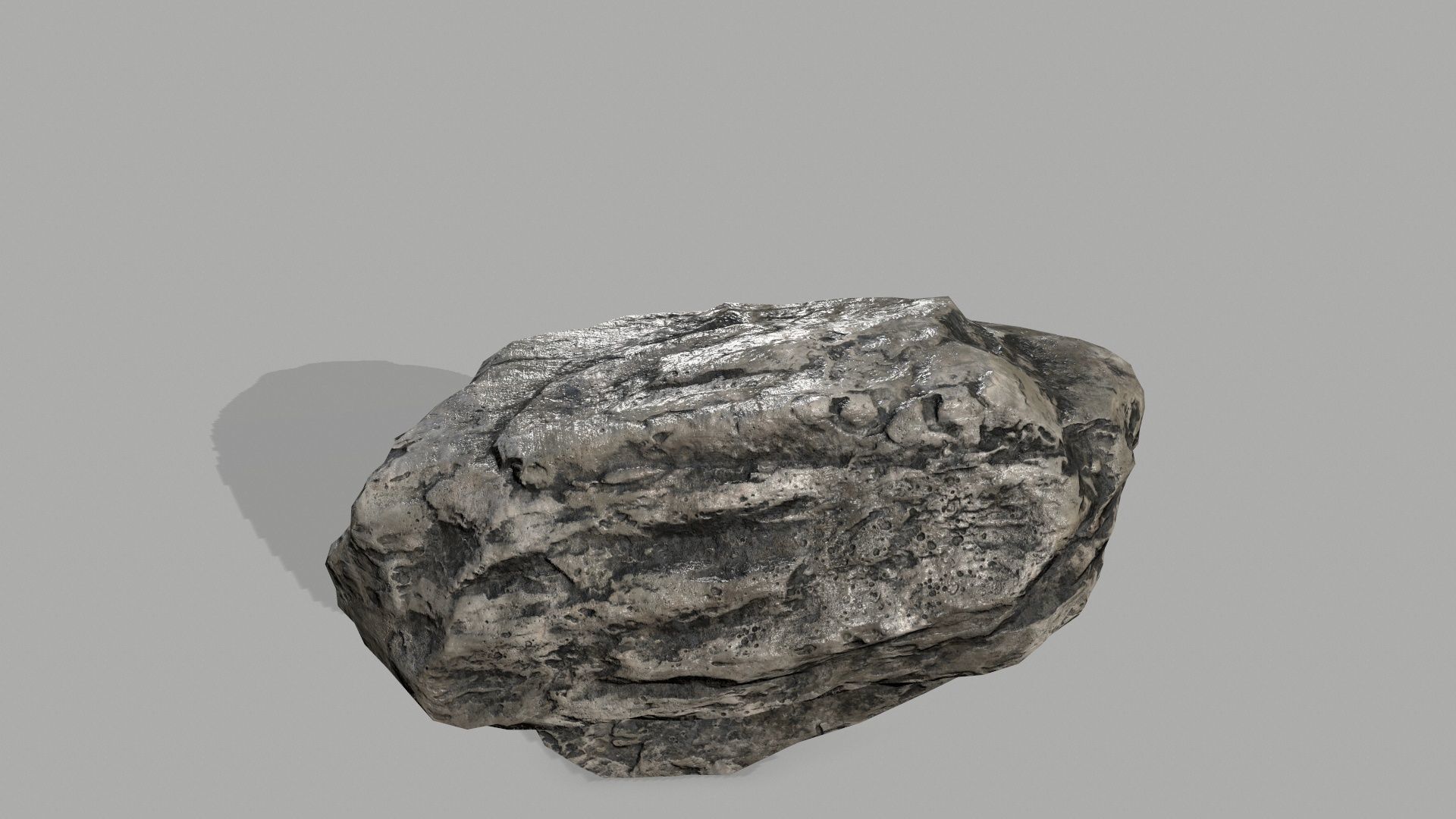 Rock set Low-poly 3D model_16