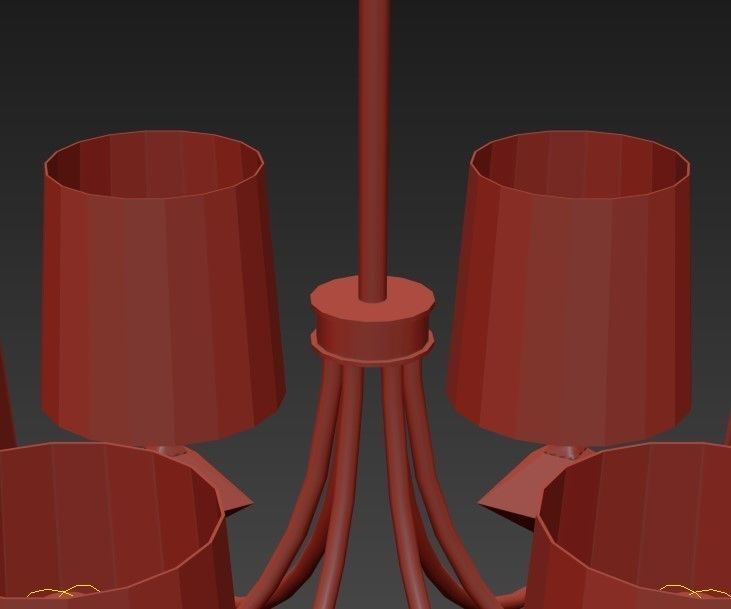 UP05 Traditional chandelier 3D model_2