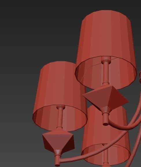 UP05 Traditional chandelier 3D model_1