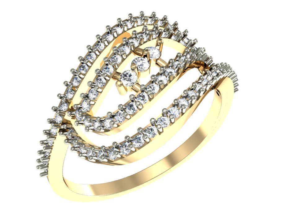 99 WOMEN RING FILES LESS THAN 3 GM LIGHT WT 3D print model_29