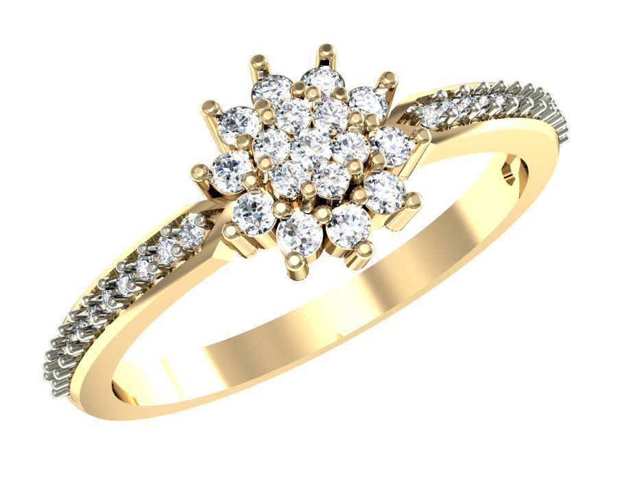 99 WOMEN RING FILES LESS THAN 3 GM LIGHT WT 3D print model_27