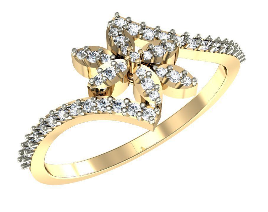99 WOMEN RING FILES LESS THAN 3 GM LIGHT WT 3D print model_21