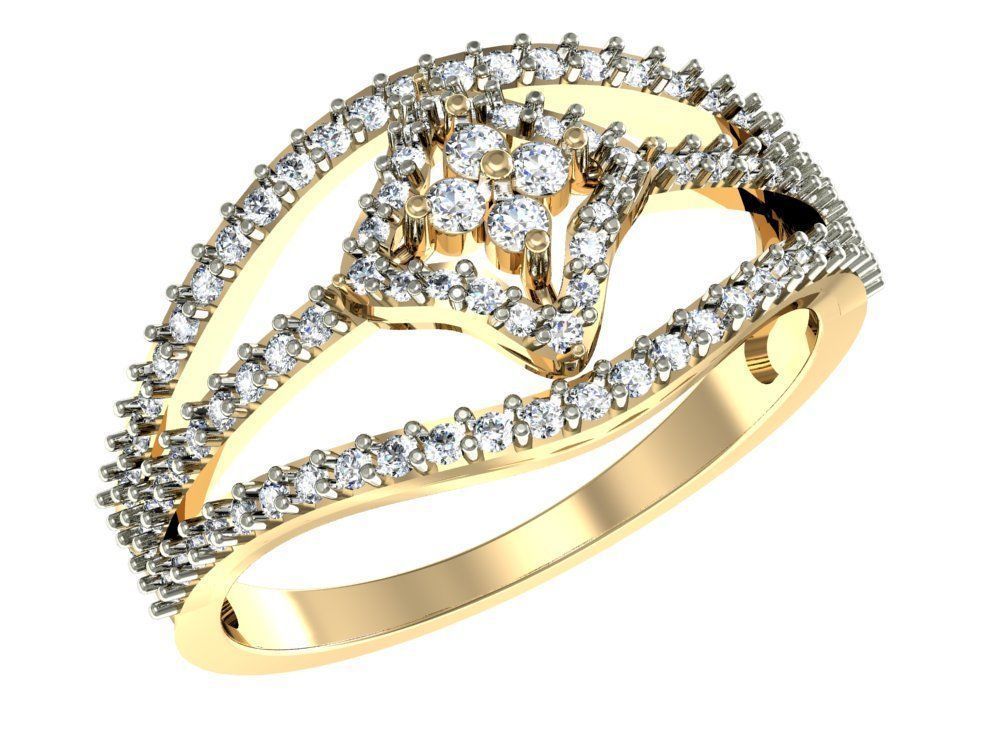 99 WOMEN RING FILES LESS THAN 3 GM LIGHT WT 3D print model_73