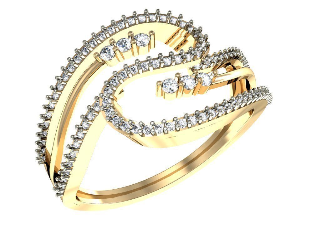 99 WOMEN RING FILES LESS THAN 3 GM LIGHT WT 3D print model_77