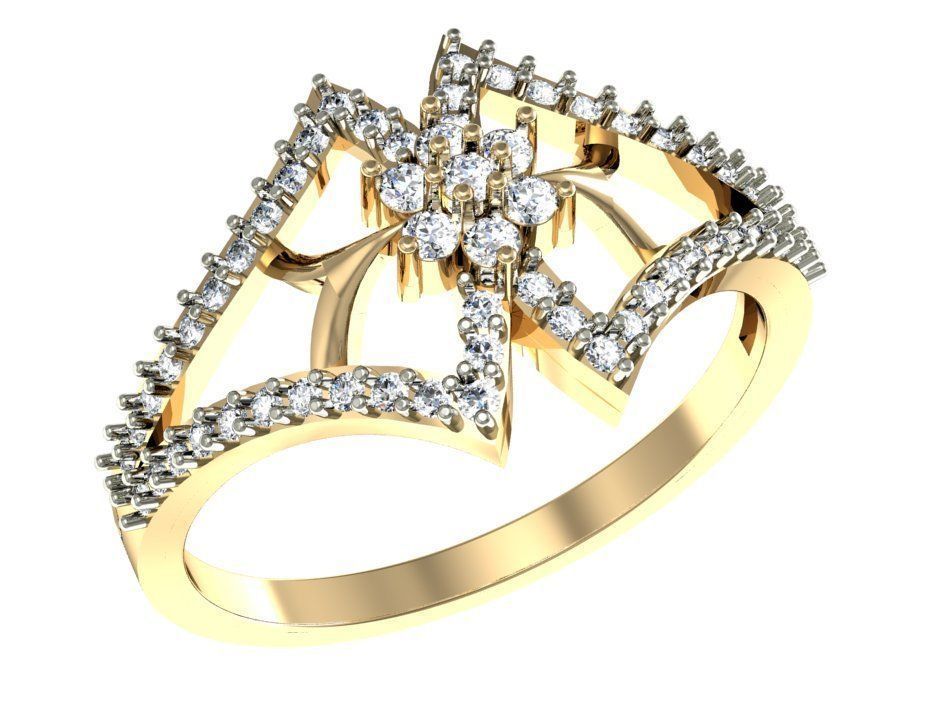 99 WOMEN RING FILES LESS THAN 3 GM LIGHT WT 3D print model_45
