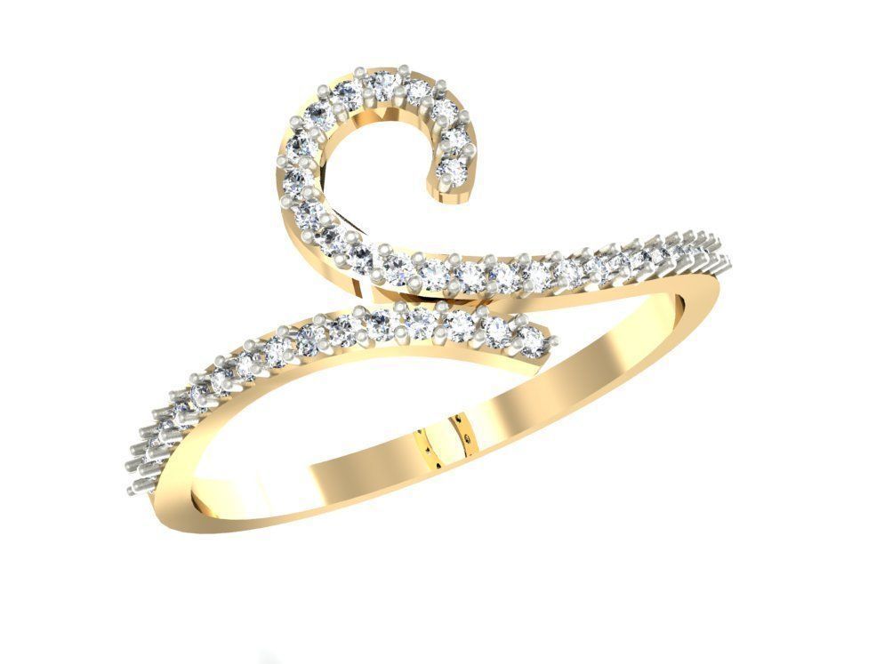 99 WOMEN RING FILES LESS THAN 3 GM LIGHT WT 3D print model_33