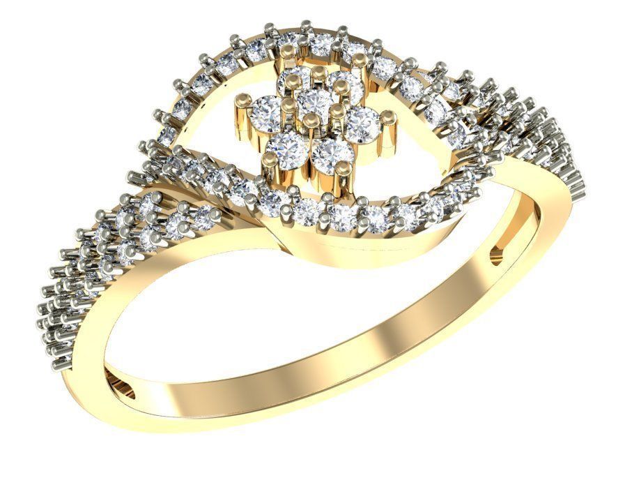 99 WOMEN RING FILES LESS THAN 3 GM LIGHT WT 3D print model_5