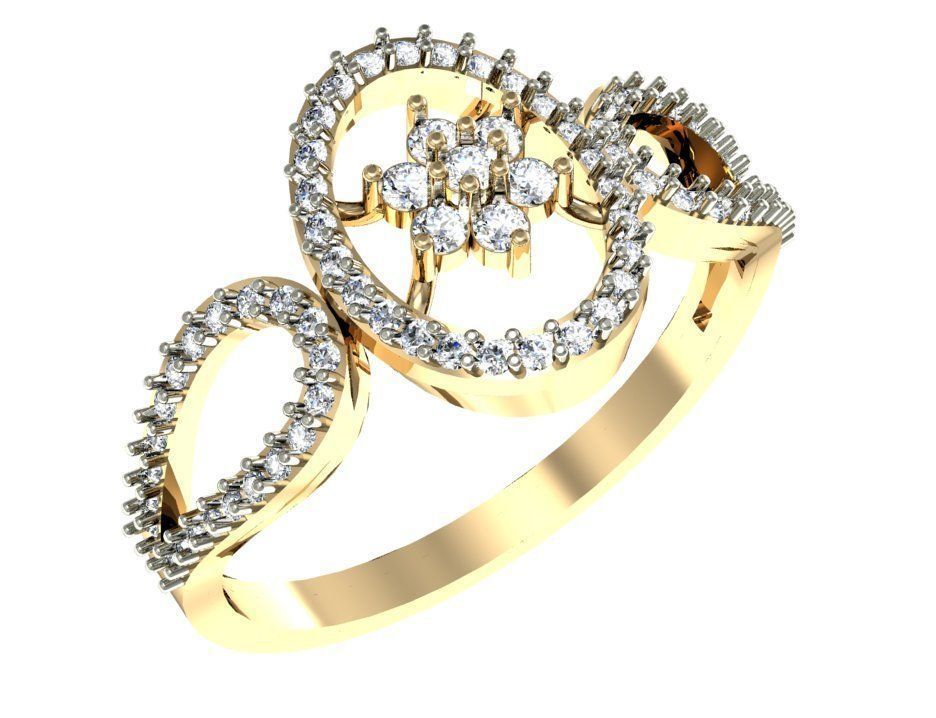 99 WOMEN RING FILES LESS THAN 3 GM LIGHT WT 3D print model_43