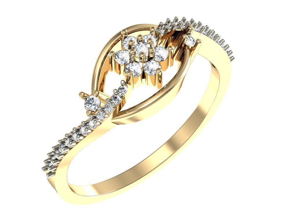 99 WOMEN RING FILES LESS THAN 3 GM LIGHT WT 3D print model_67