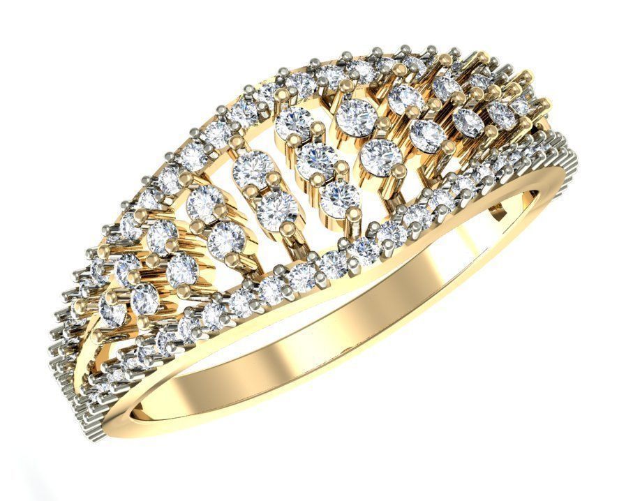 99 WOMEN RING FILES LESS THAN 3 GM LIGHT WT 3D print model_25