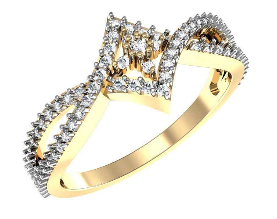 99 WOMEN RING FILES LESS THAN 3 GM LIGHT WT 3D print model_13