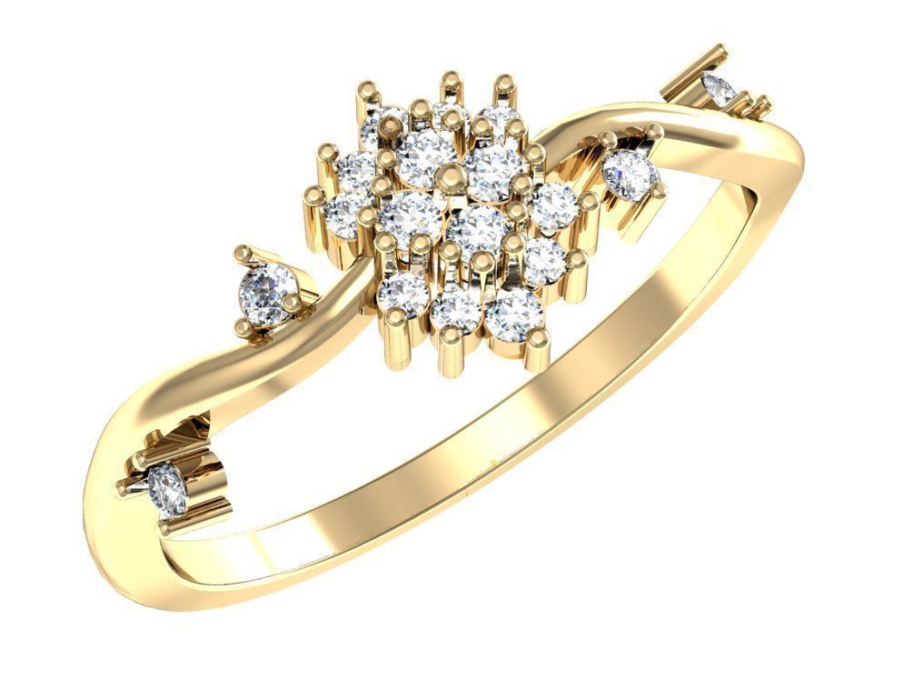 99 WOMEN RING FILES LESS THAN 3 GM LIGHT WT 3D print model_71