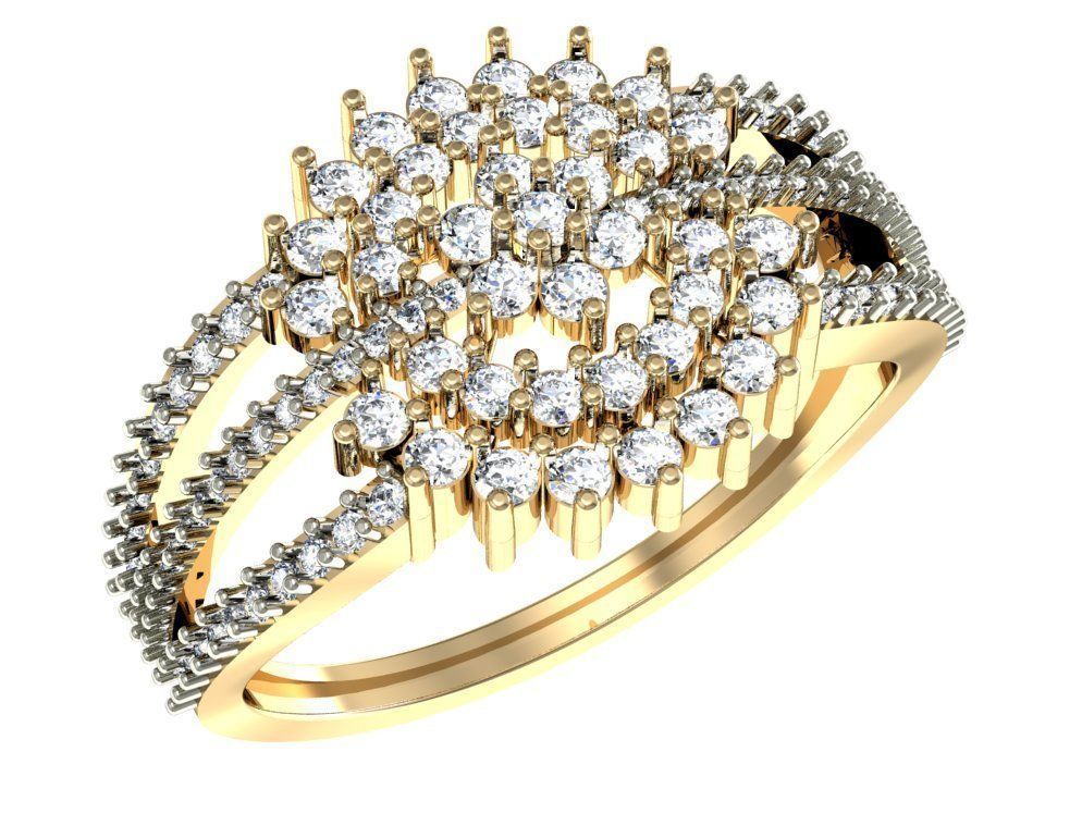 99 WOMEN RING FILES LESS THAN 3 GM LIGHT WT 3D print model_83