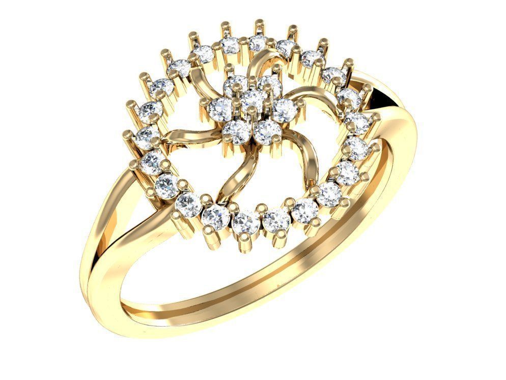 99 WOMEN RING FILES LESS THAN 3 GM LIGHT WT 3D print model_65