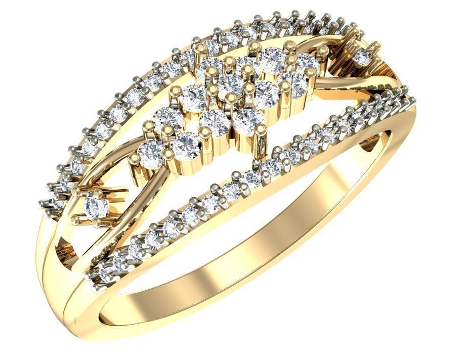 99 WOMEN RING FILES LESS THAN 3 GM LIGHT WT 3D print model_9