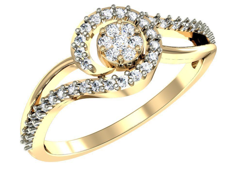 99 WOMEN RING FILES LESS THAN 3 GM LIGHT WT 3D print model_149