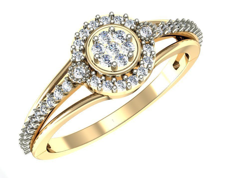 99 WOMEN RING FILES LESS THAN 3 GM LIGHT WT 3D print model_3