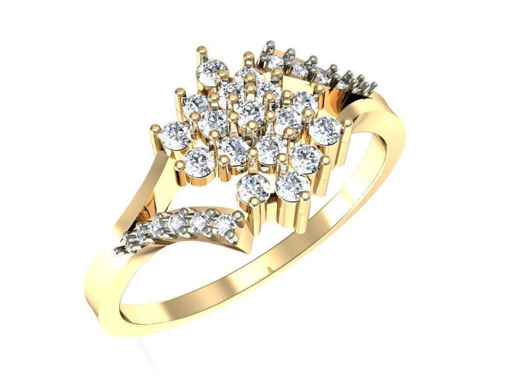 99 WOMEN RING FILES LESS THAN 3 GM LIGHT WT 3D print model_53
