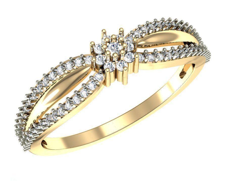 99 WOMEN RING FILES LESS THAN 3 GM LIGHT WT 3D print model_11