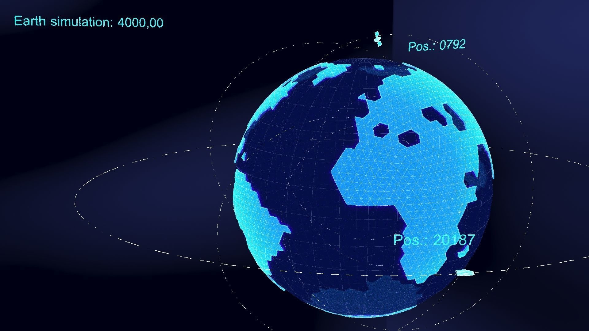 earth simulation hologram 3D model_27