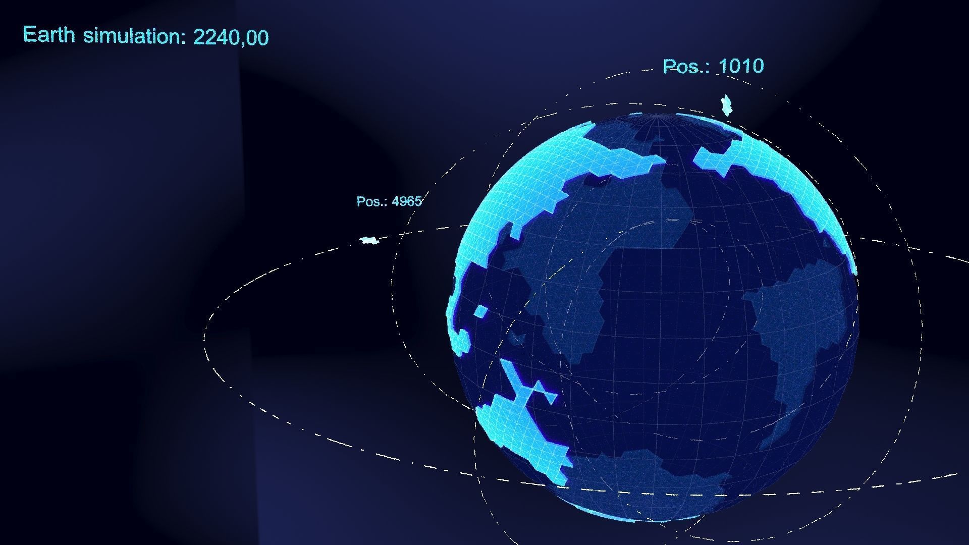 earth simulation hologram 3D model_19