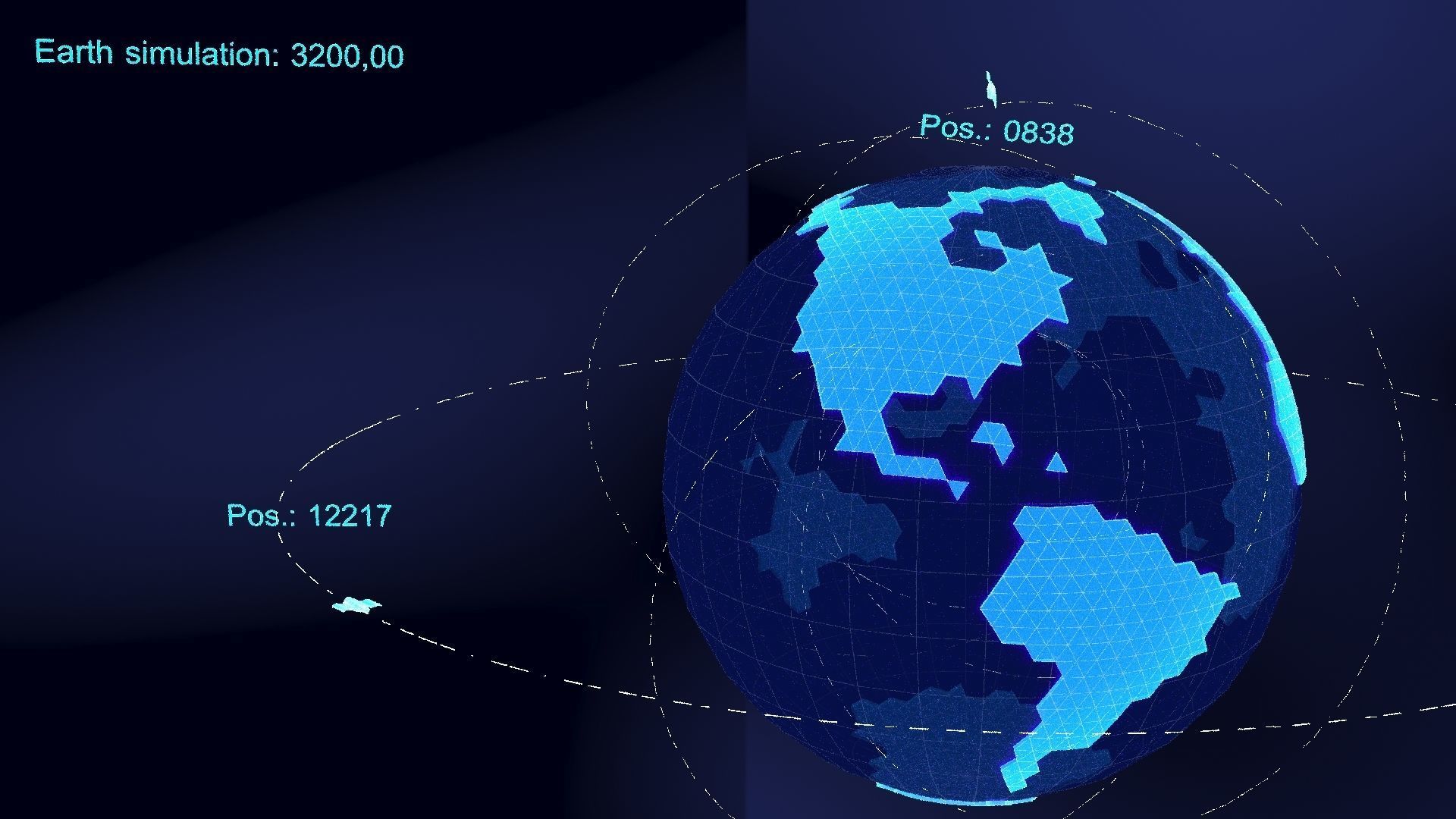 earth simulation hologram 3D model_20