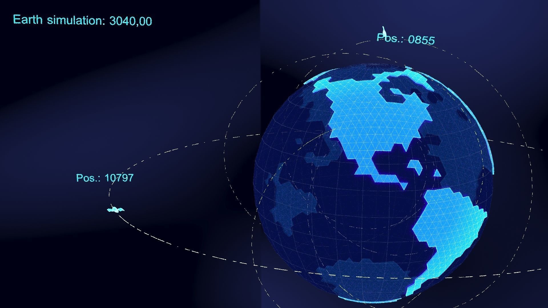 earth simulation hologram 3D model_21