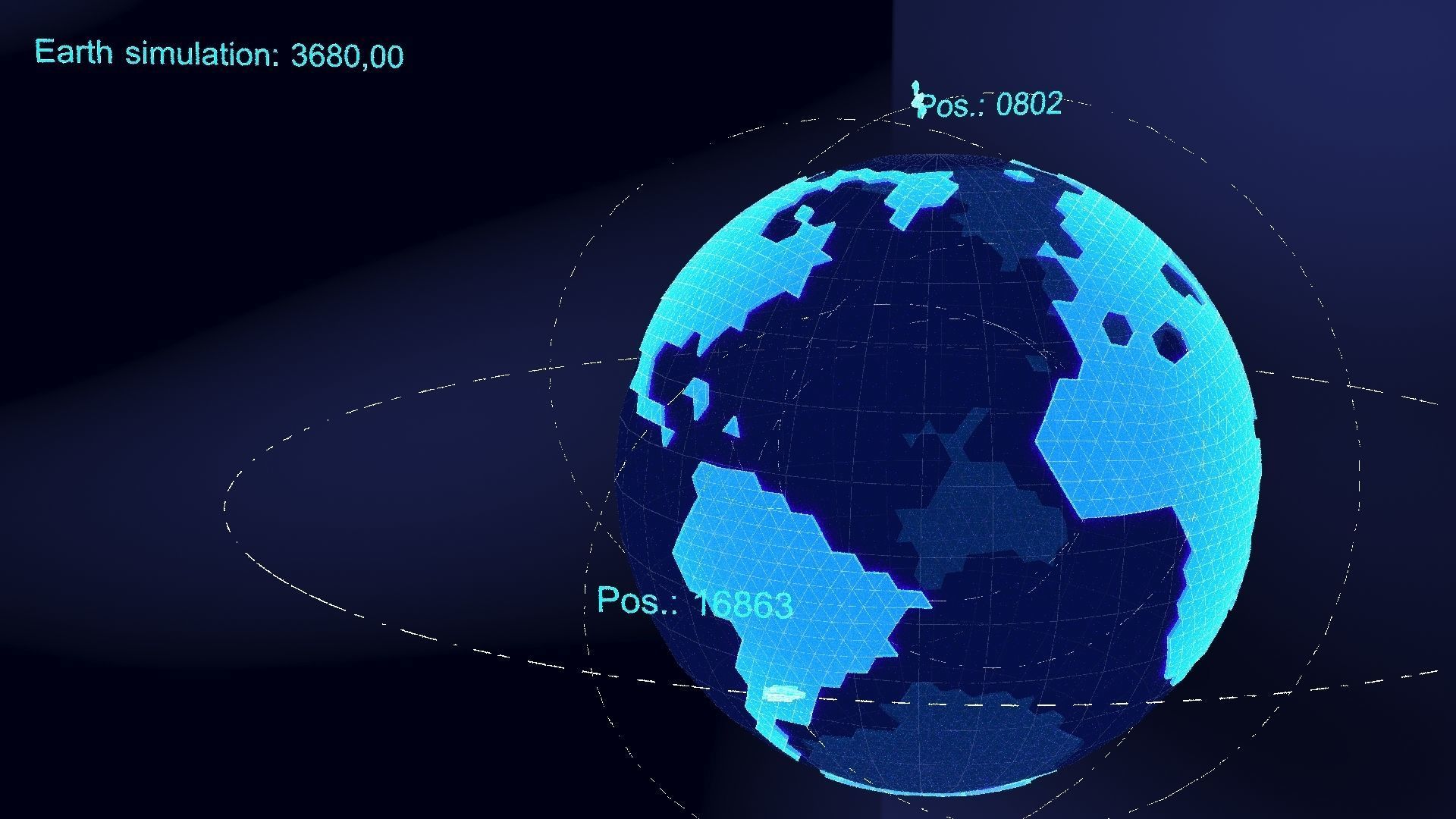earth simulation hologram 3D model_25