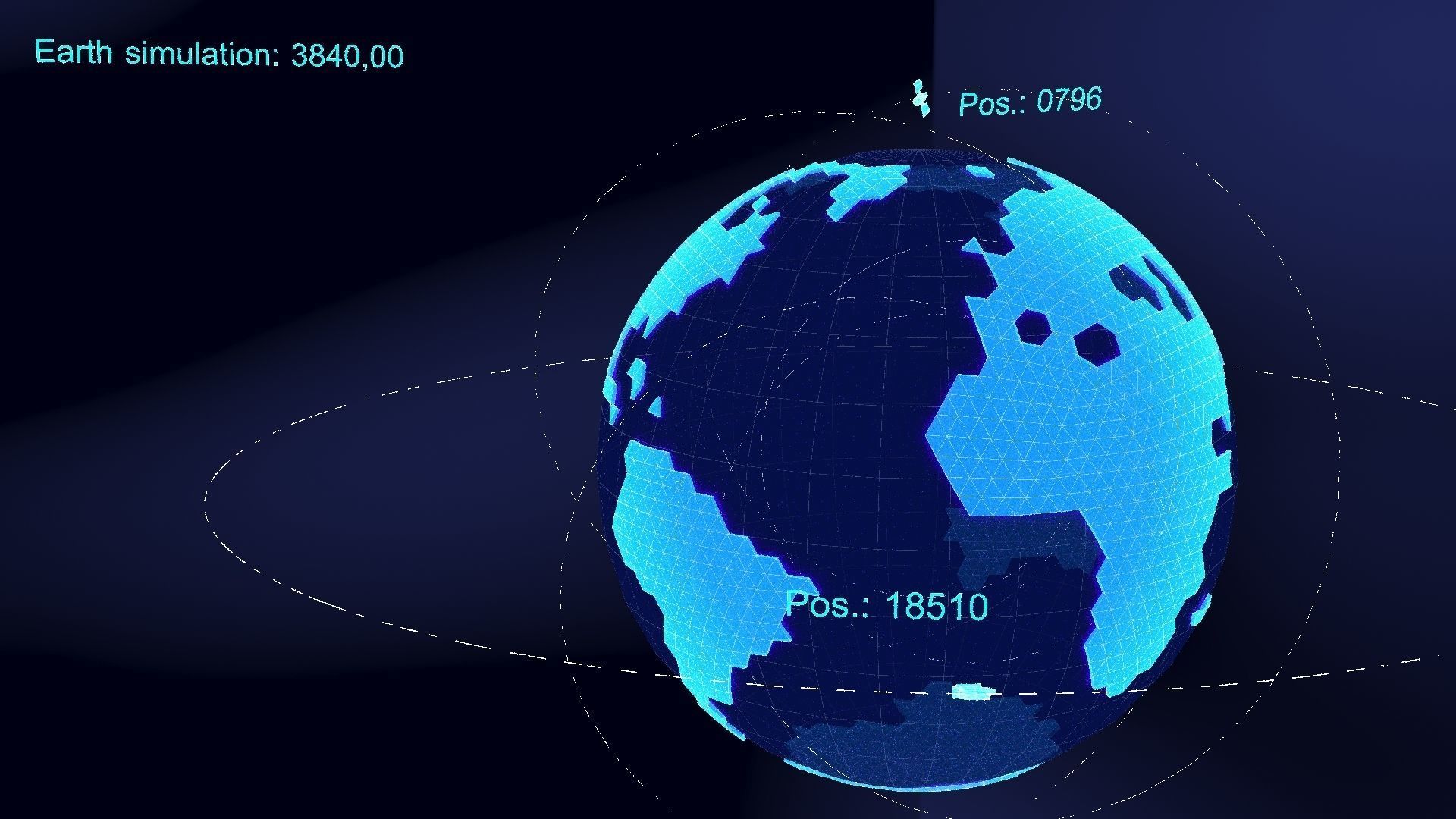 earth simulation hologram 3D model_26