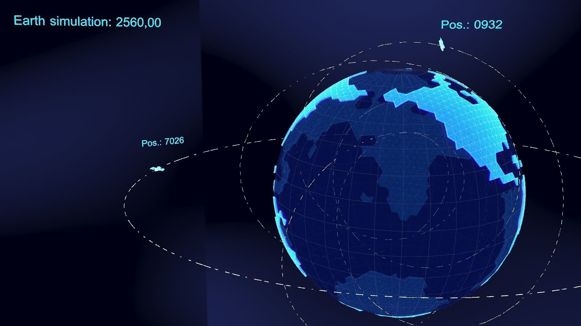earth simulation hologram 3D model_17