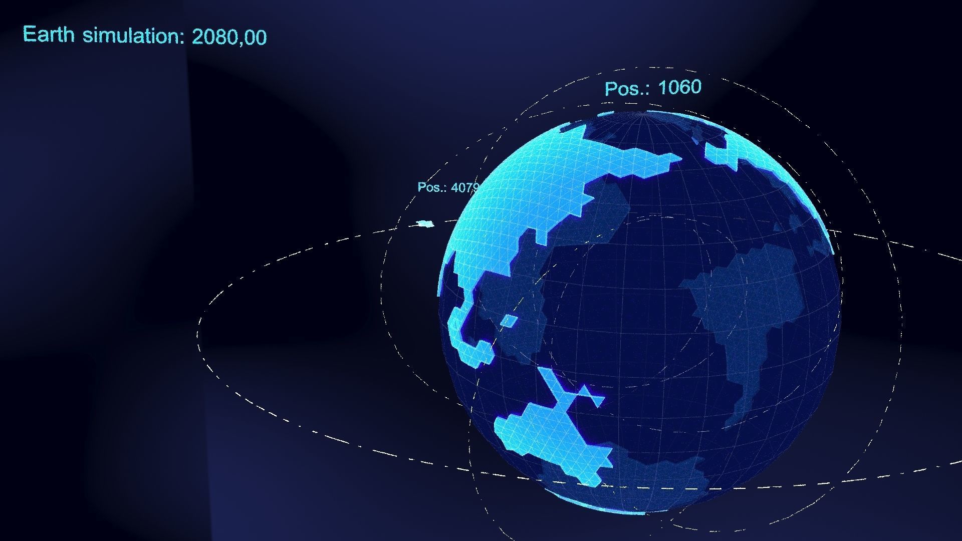 earth simulation hologram 3D model_15