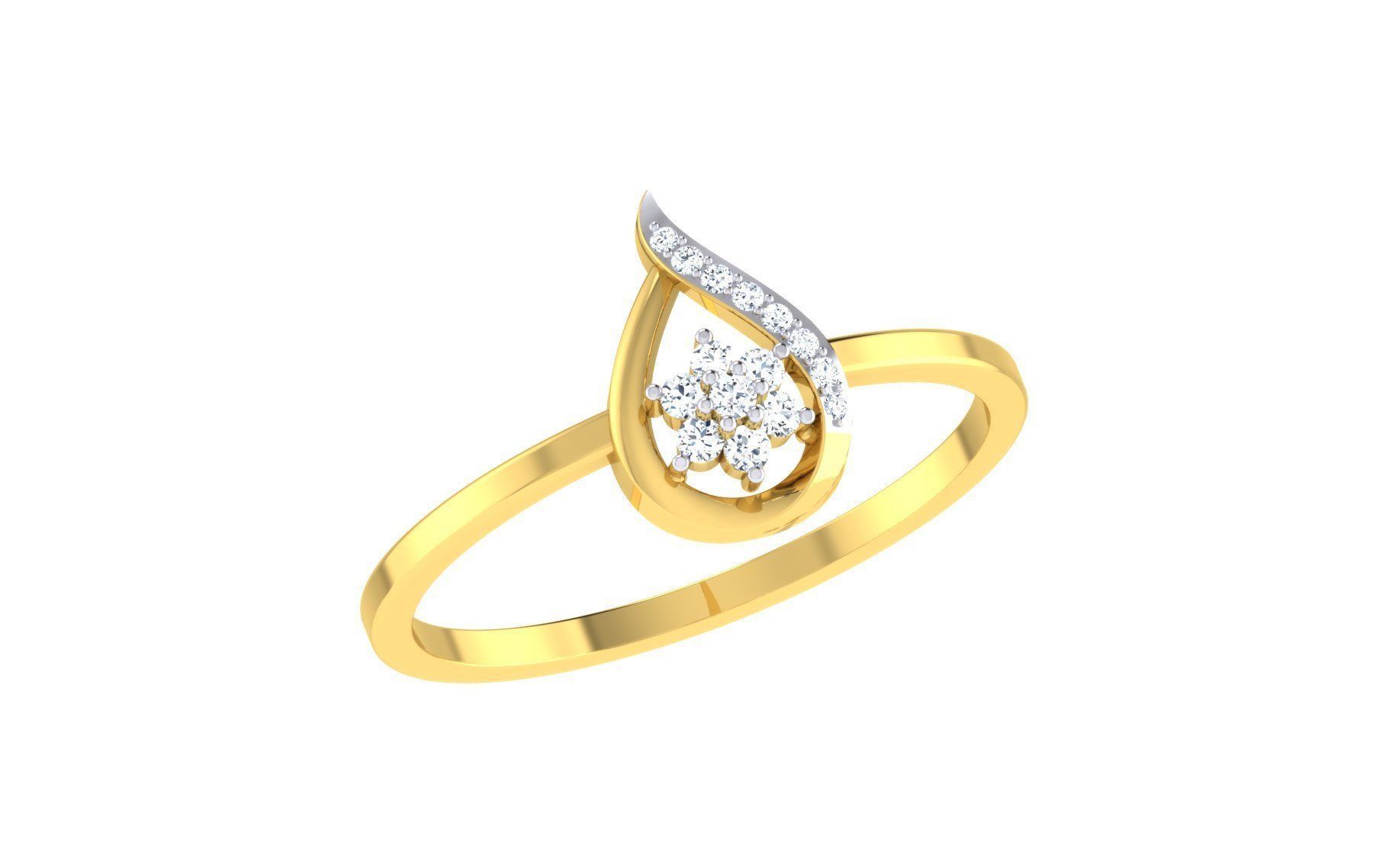 54 WOMEN RING FILES LESS THAN 2 GM LIGHT WT 3D print model_32