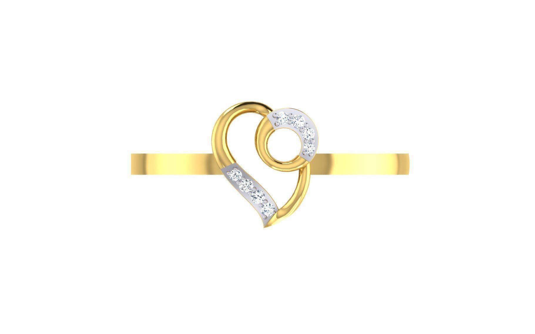 54 WOMEN RING FILES LESS THAN 2 GM LIGHT WT 3D print model_9