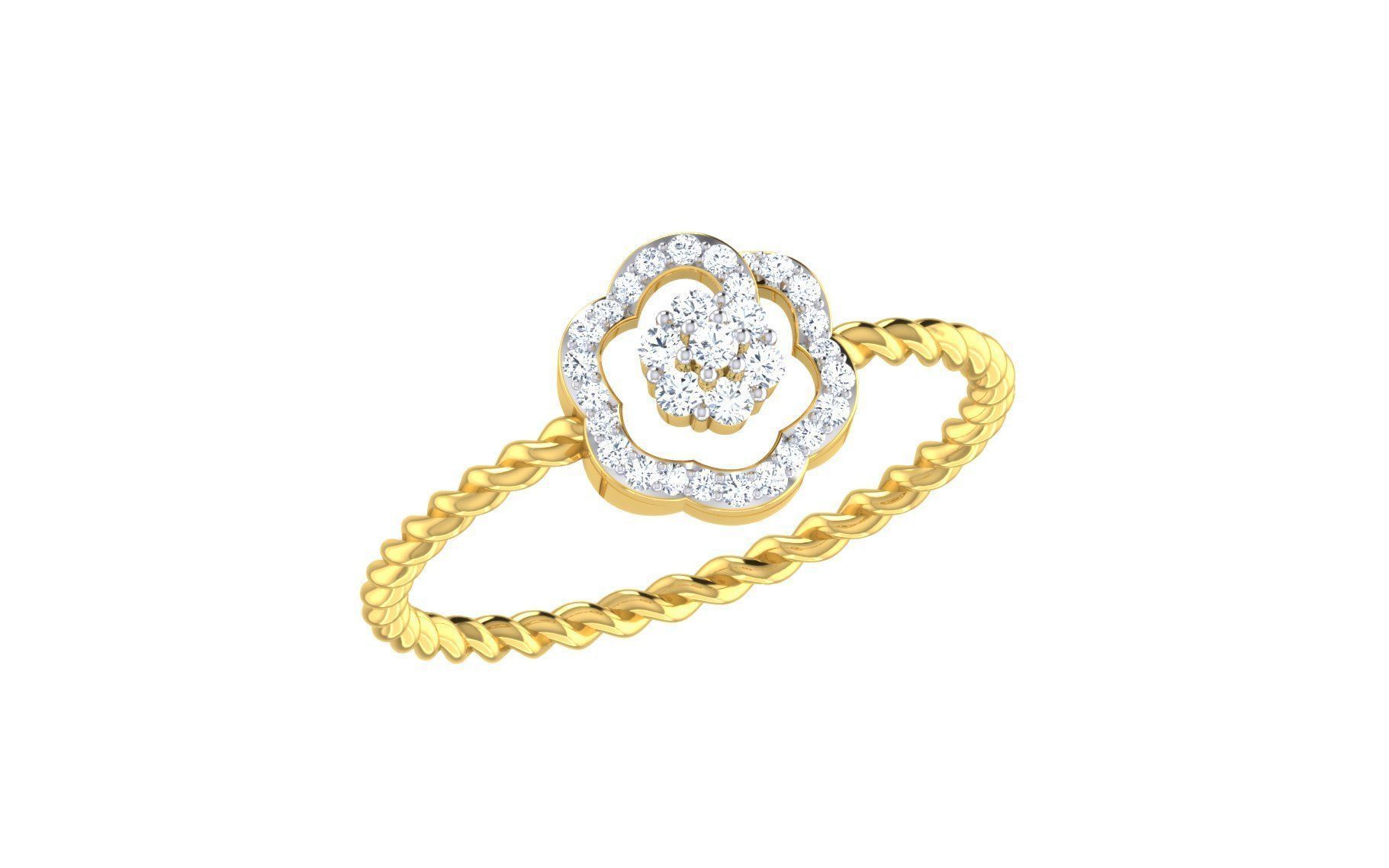 54 WOMEN RING FILES LESS THAN 2 GM LIGHT WT 3D print model_62