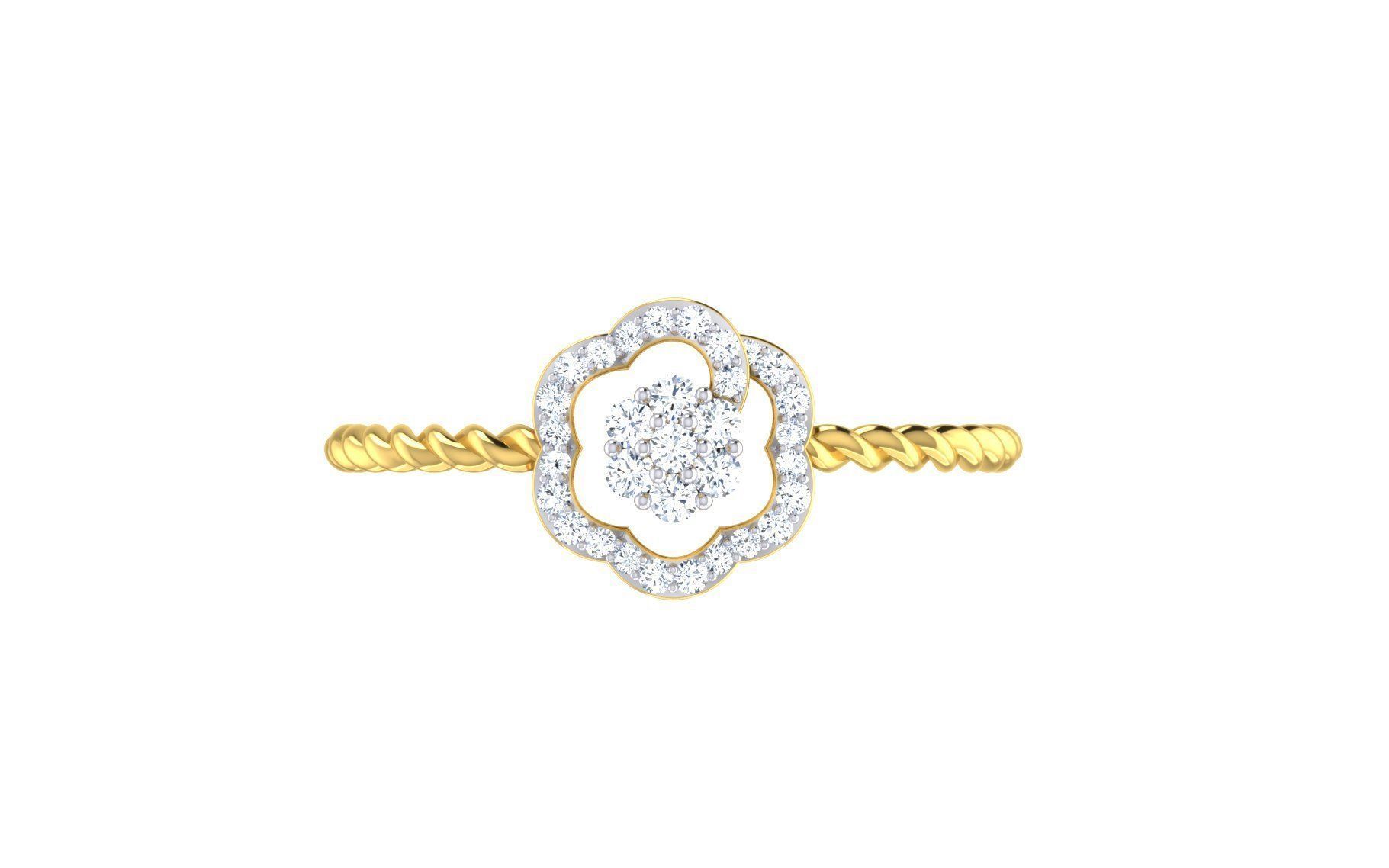 54 WOMEN RING FILES LESS THAN 2 GM LIGHT WT 3D print model_63