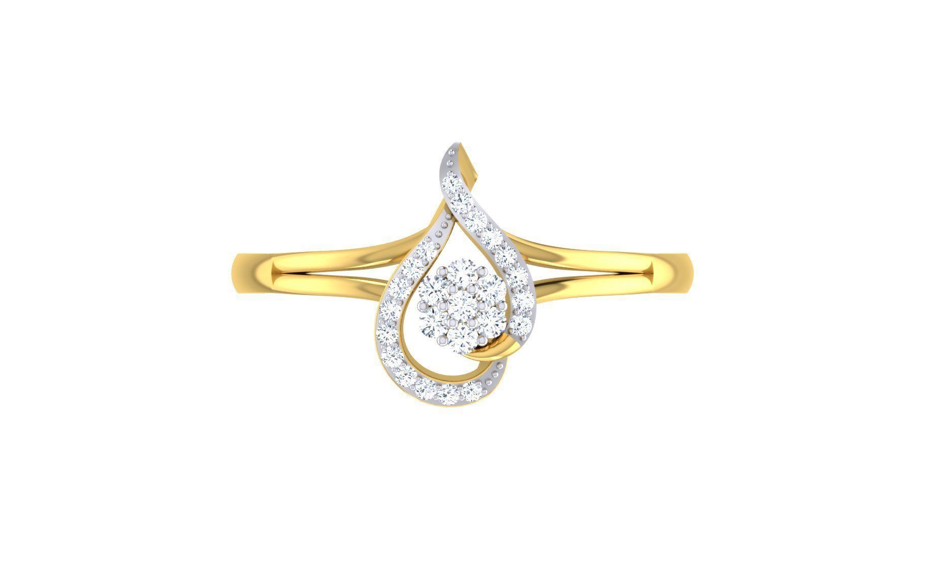 54 WOMEN RING FILES LESS THAN 2 GM LIGHT WT 3D print model_49