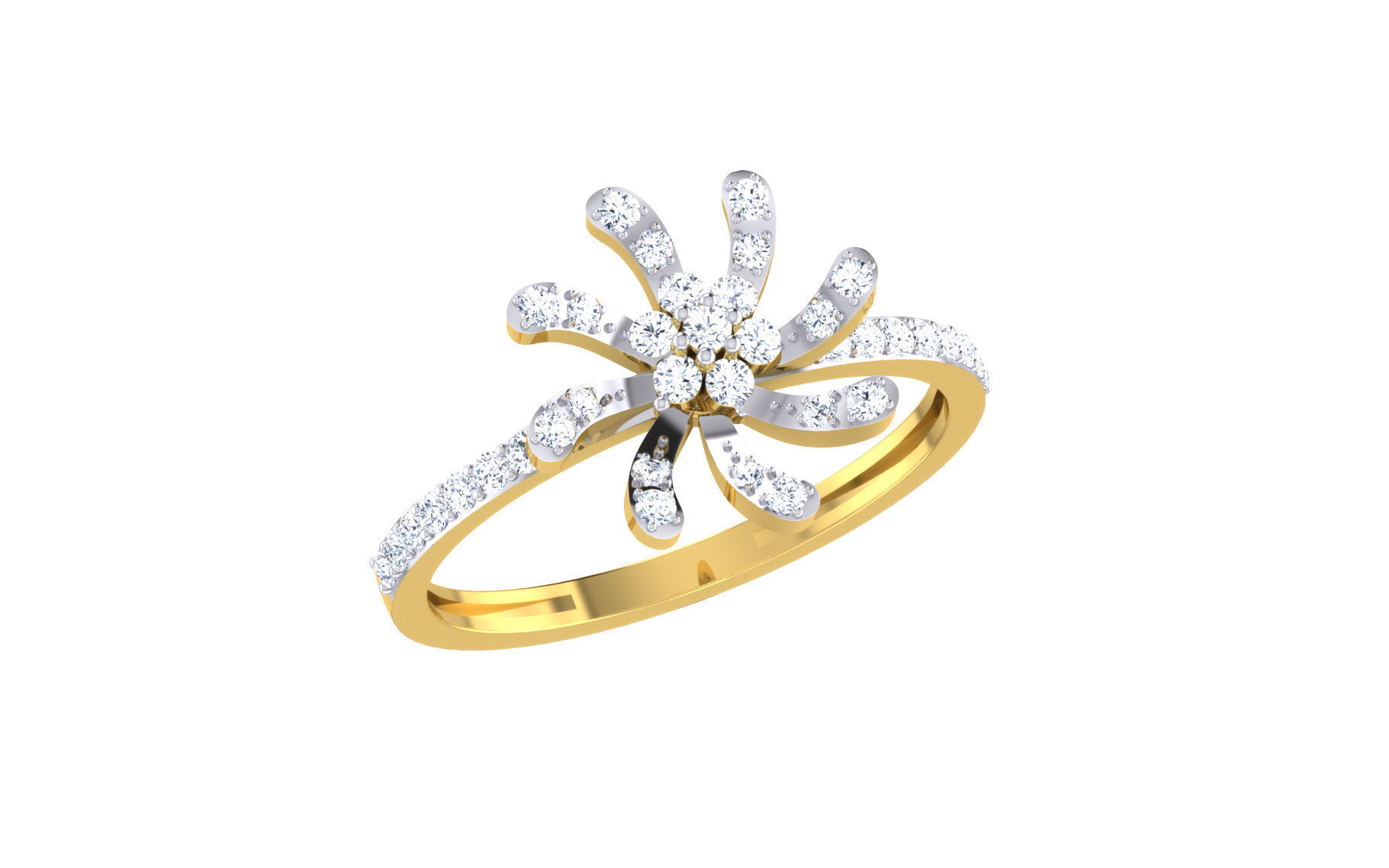 54 WOMEN RING FILES LESS THAN 2 GM LIGHT WT 3D print model_90