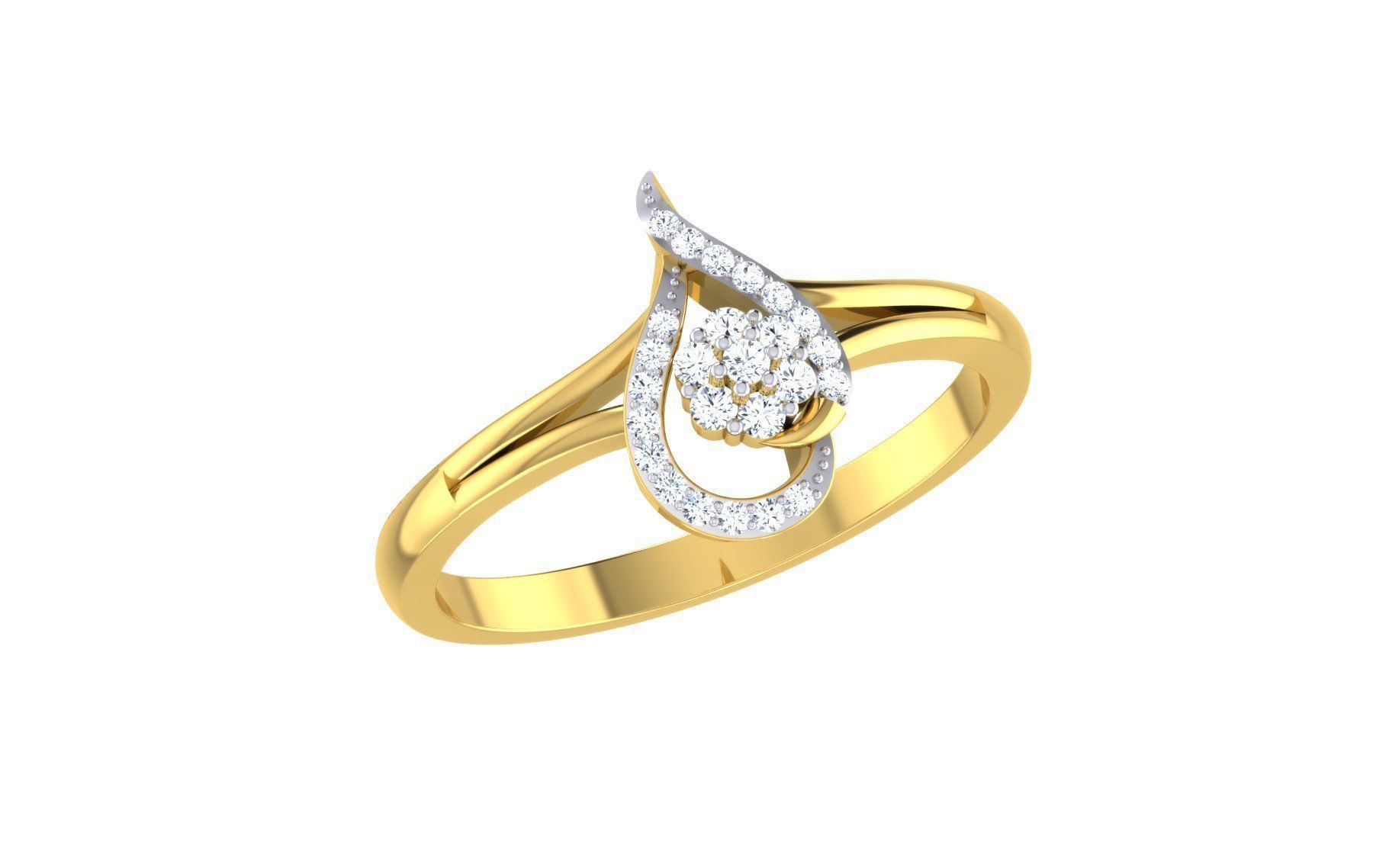 54 WOMEN RING FILES LESS THAN 2 GM LIGHT WT 3D print model_48