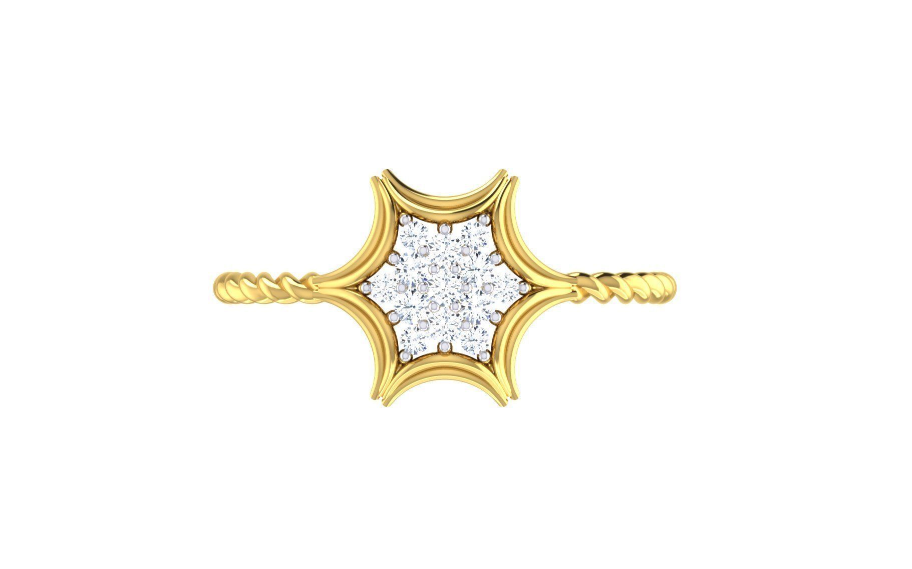 54 WOMEN RING FILES LESS THAN 2 GM LIGHT WT 3D print model_79