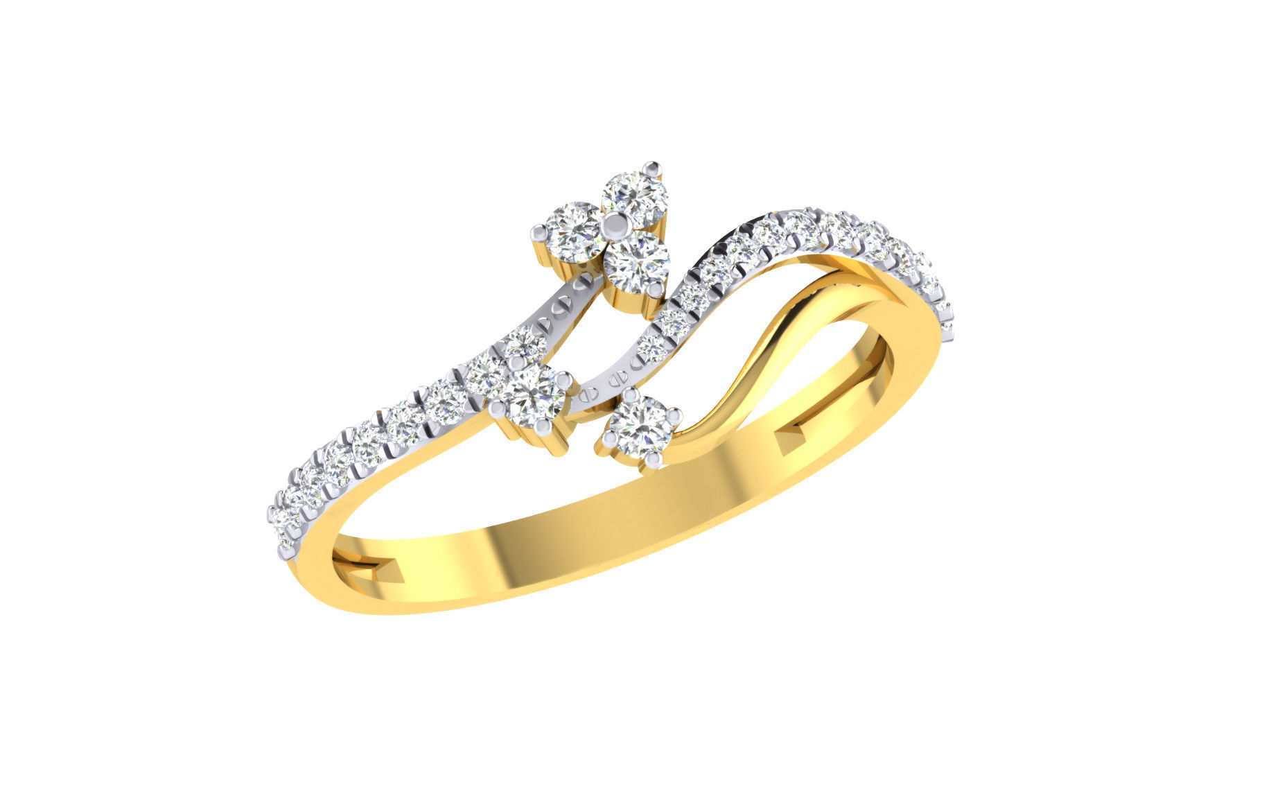 58 WOMEN RING 3DM STL RENDER DETAILS   3D print model_140