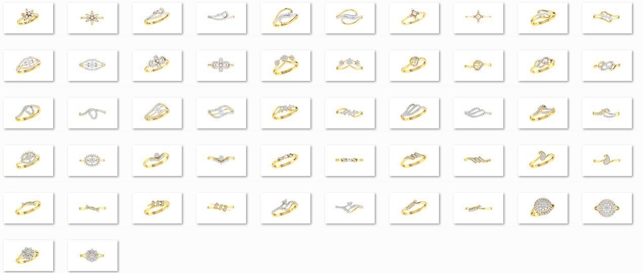 58 WOMEN RING 3DM STL RENDER DETAILS   3D print model_1