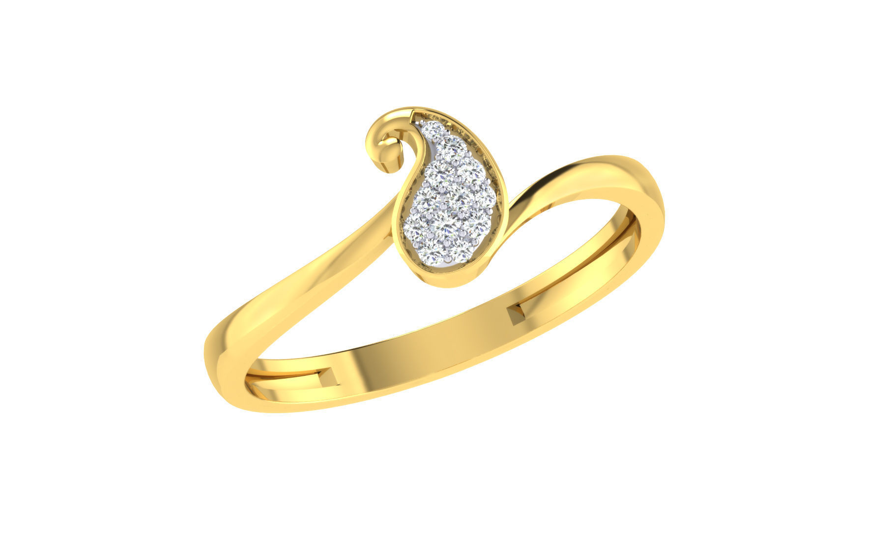 58 WOMEN RING 3DM STL RENDER DETAILS   3D print model_134
