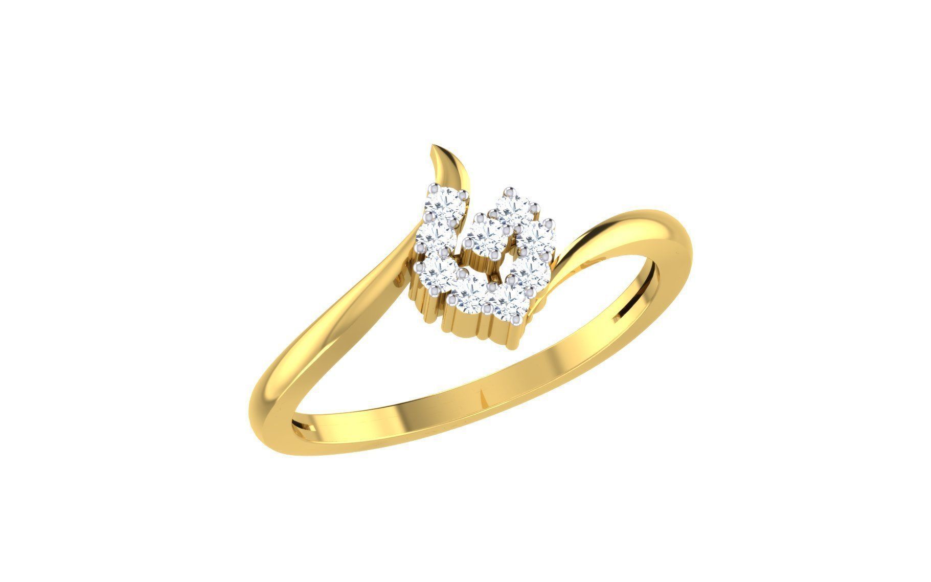 58 WOMEN RING 3DM STL RENDER DETAILS   3D print model_3