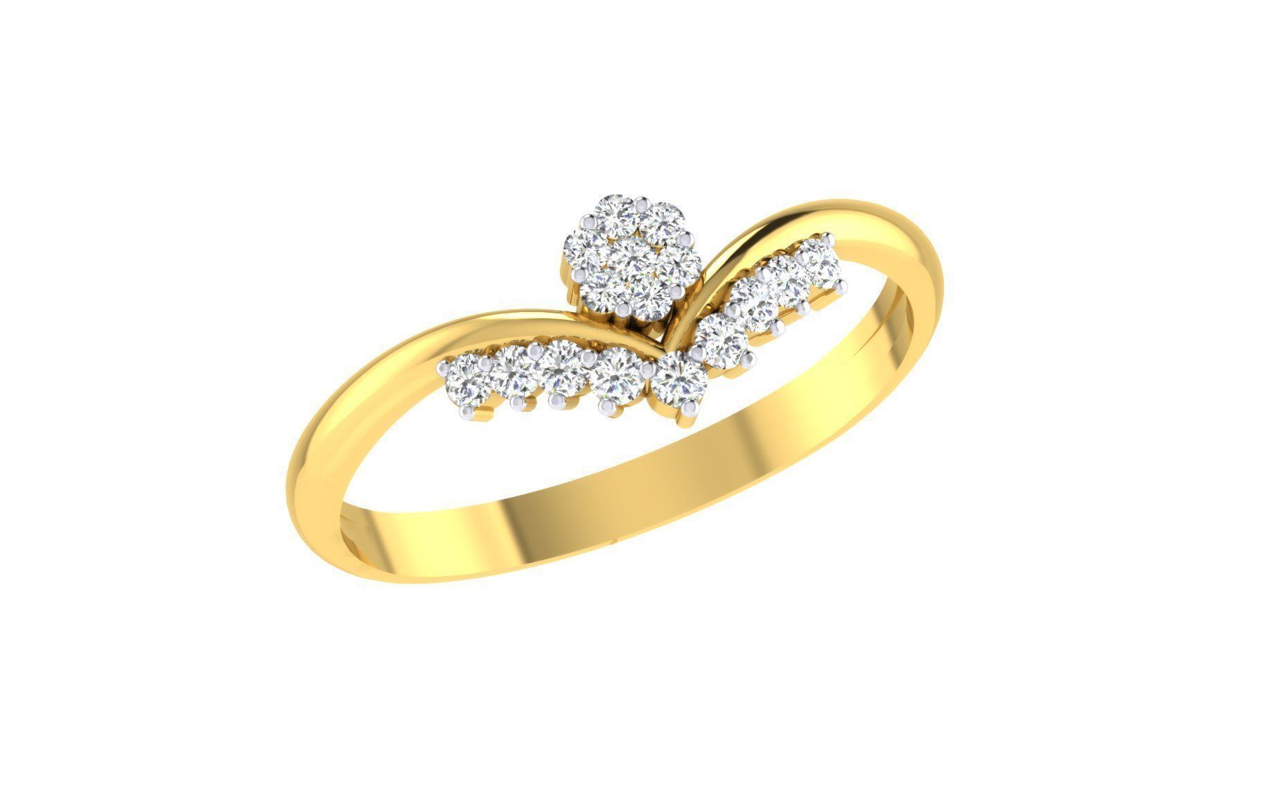 58 WOMEN RING 3DM STL RENDER DETAILS   3D print model_128