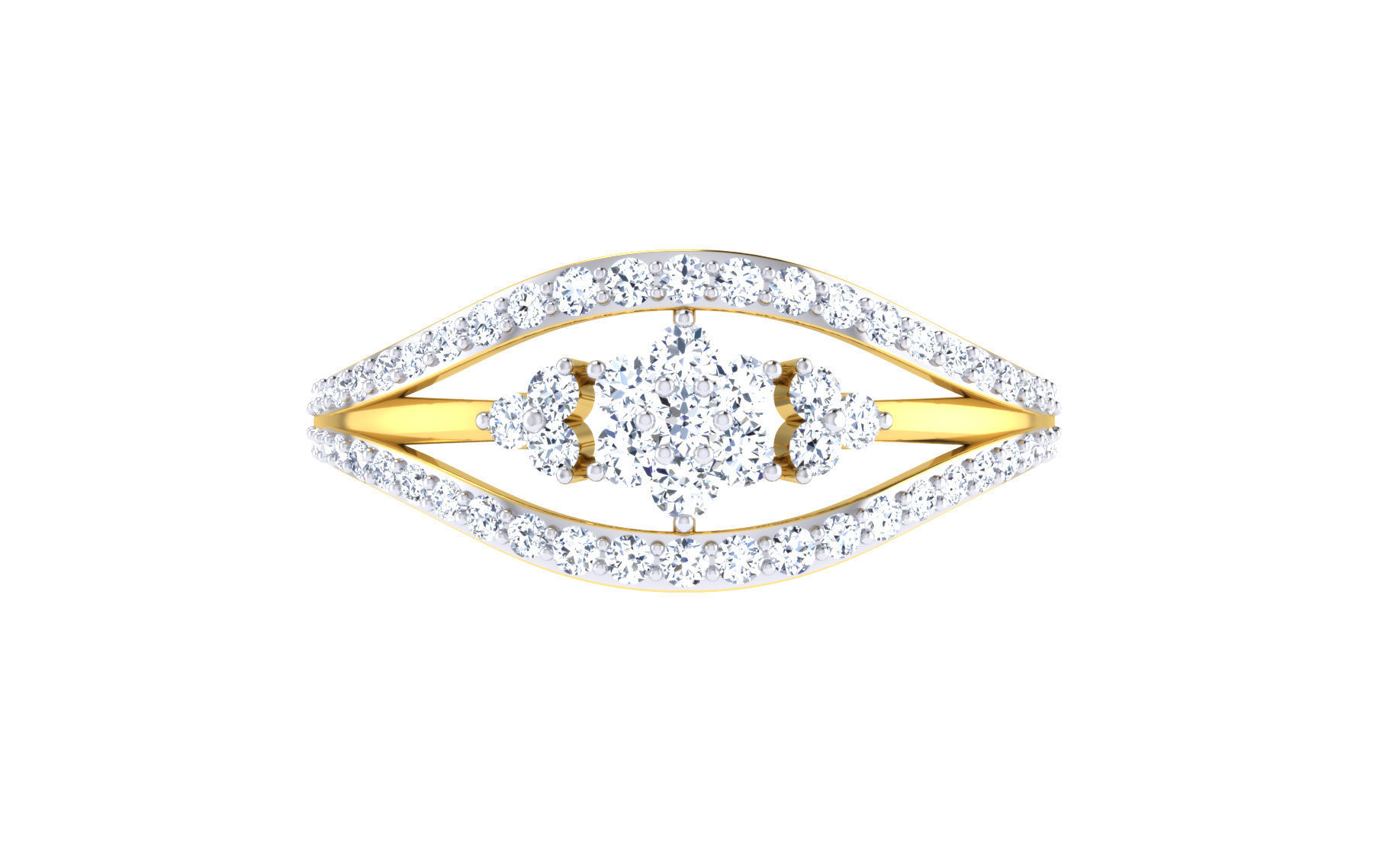 58 WOMEN RING 3DM STL RENDER DETAILS   3D print model_107