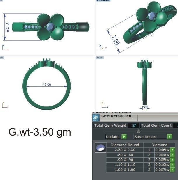 58 WOMEN RING 3DM STL RENDER DETAILS   3D print model_83