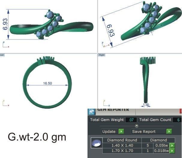 58 WOMEN RING 3DM STL RENDER DETAILS   3D print model_77