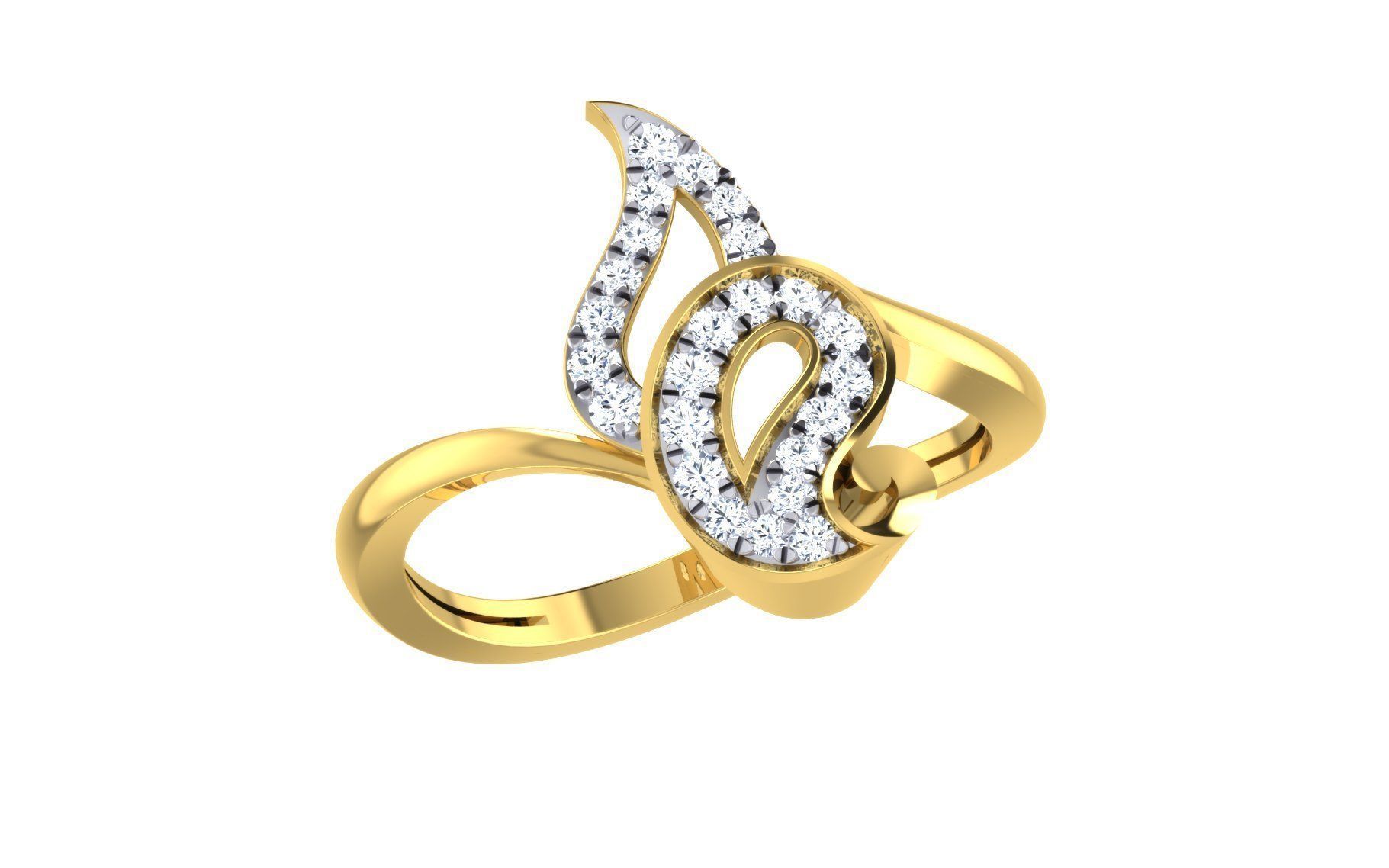58 WOMEN RING 3DM STL RENDER DETAILS   3D print model_21