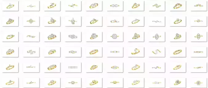 58 WOMEN RING 3DM STL RENDER DETAILS   3D print model